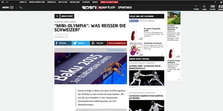 Церемония открытия первых Европейских игр в Баку получила широкое освещение в мировых СМИ
