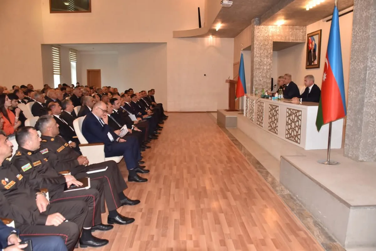 İmişlidə yanğın təhlükəsizliyi ilə bağlı regional müşavirə keçirilib