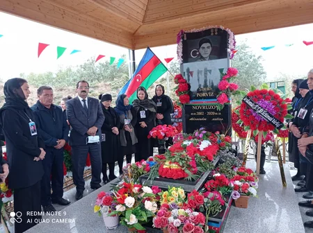Kürdəmirdə üç şəhidin anım mərasimi keçirilib