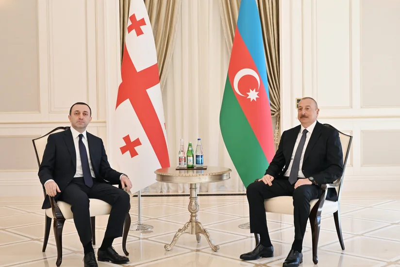 Состоялась встреча президента Азербайджана с премьер-министром Грузии