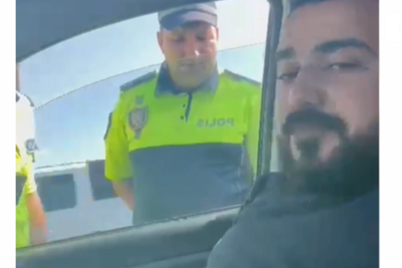 DYP: Yol polisi ilə mübahisə edən sürücü cəzalandırılıb