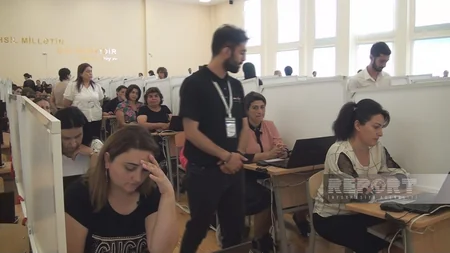 Bərdə və Ağcabədidə təhsilverənlərin sertifikatlaşdırılması üçün imtahan keçirilib