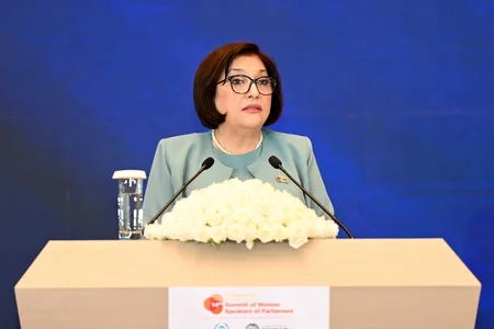 Sahibə Qafarova qadın parlament sədrlərini minalarla bağlı məsələyə diqqət yetirməyə çağırıb