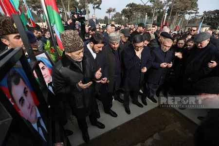 Şəhid Orxan Əsgərov İkinci Şəhidlər xiyabanında dəfn edilib - YENİLƏNİB-5