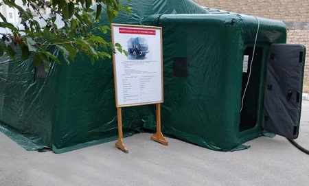 Mobile sanitary-epidemiological team held tactical-special training