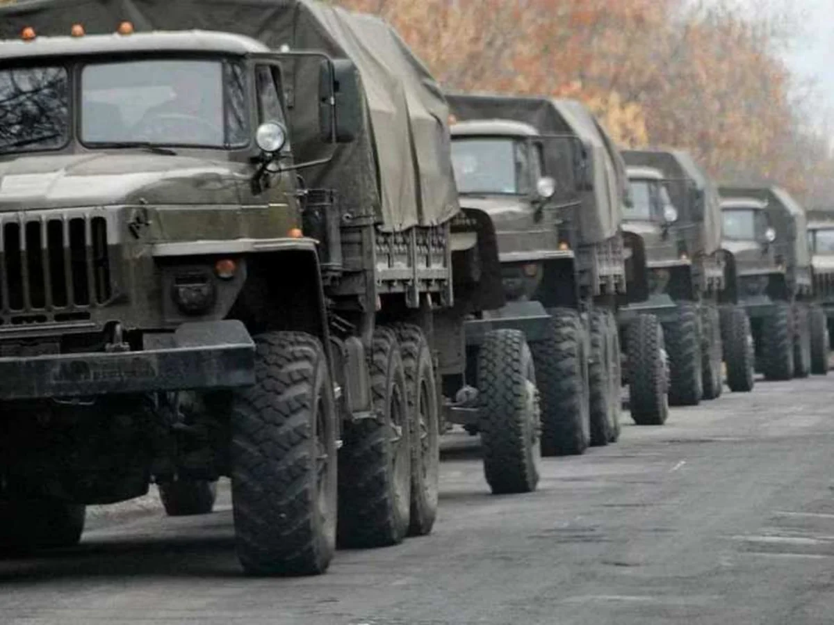 Military equipment placed on road from Rostov to Moscow