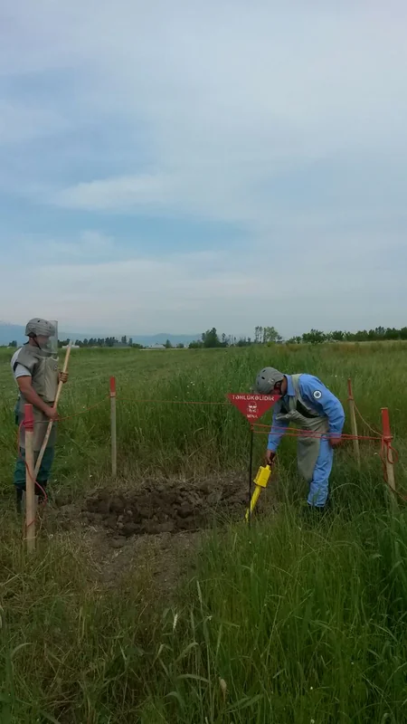 ANAMA: 1 ədəd 122 mm-lik top mərmisi aşkar edilib