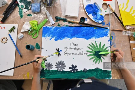 “9 senses” incəsənət mərkəzində uşaqlar üçün “Yaradıcılıq marafonu” keçirilib