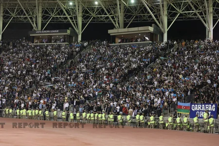 Qarabağın oyununda azarkeşlərin iştirakı ilə sükut olub