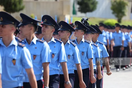 Cəmşid Naxçıvanski adına Hərbi Liseydə buraxılış gününə həsr olunan mərasim keçirilib