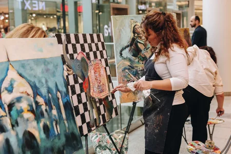 A canvas of collaboration: Indian motifs come alive at Azerbaijani Painting Workshop