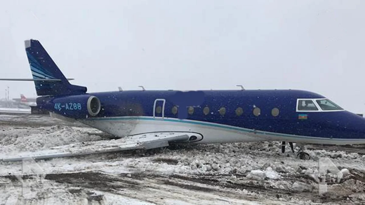 Azərbaycana məxsus təyyarənin Rusiya aeroportunda zolaqdan kənara çıxması ilə bağlı cinayət işi açılıb