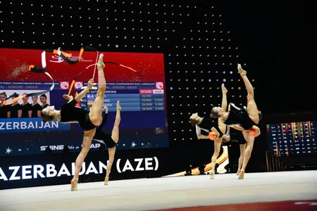 Azərbaycanın bədii gimnastika üzrə qrup hərəkətləri komandası Avropa çempionu olub