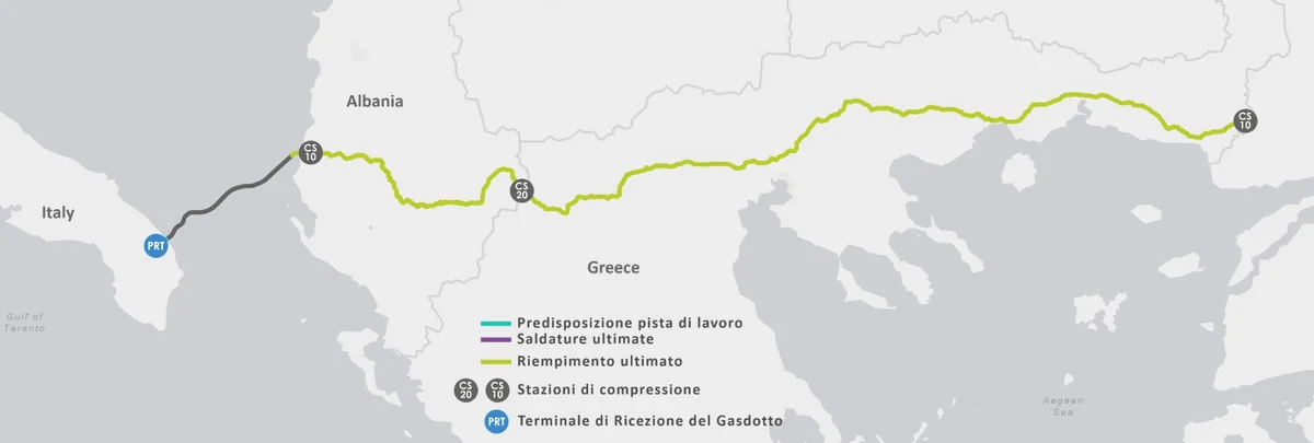 TAP-ın 90,7%-i icra olunub