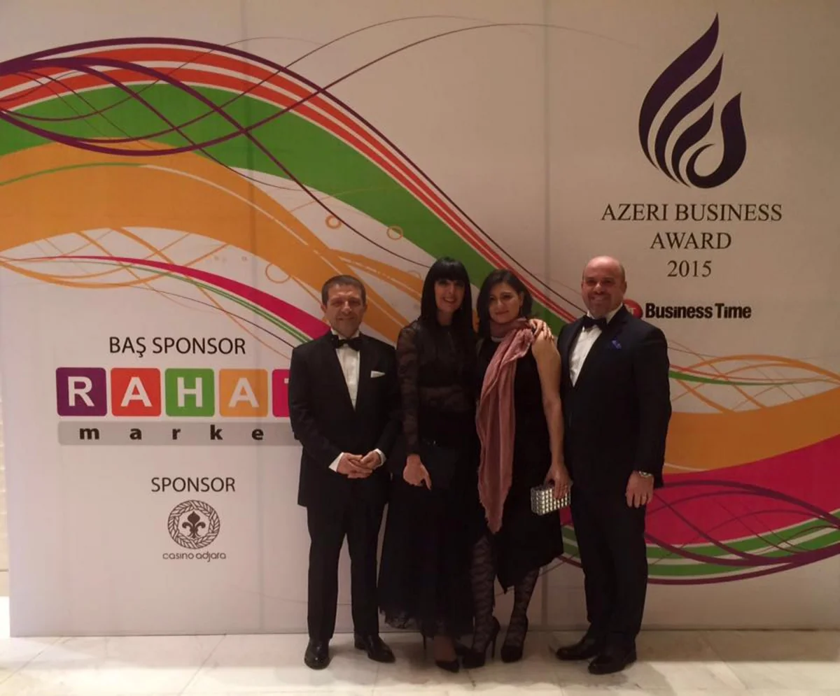 Italian Ambassador to Azerbaijan gets Azeri Business Award 2015