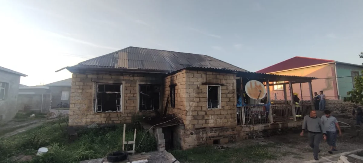 Babək rayonunda öz evini yandıran şəxs ölüb - YENİLƏNİB