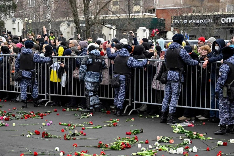 Rusiyada Navalnı ilə vida günü 100-ə yaxın insan saxlanılıb