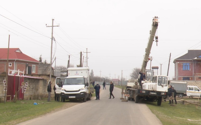 Cəlilabad və Masallının bir sıra kəndlərində elektrik təsərrüfatı yenilənir
