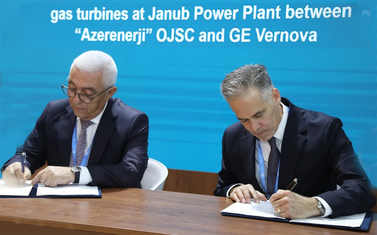 Şirvandakı “Cənub” Elektrik Stansiyasının bir bloku hidrogenlə çalışacaq