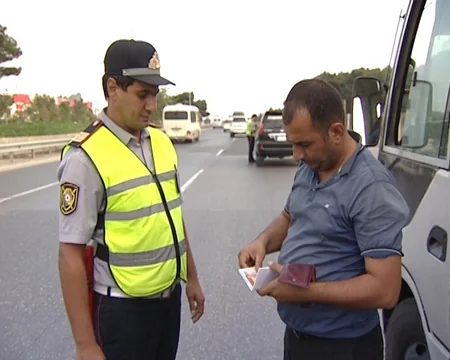 DYP Saray postunda reyd keçirib, 30-a yaxın sürücü cərimələnib