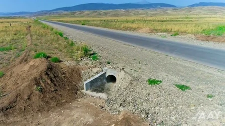 Talış-Tapqaraqoyunlu-Qaşaltı yeni avtomobil yolunun tikintisi sürətlə davam etdirilir
