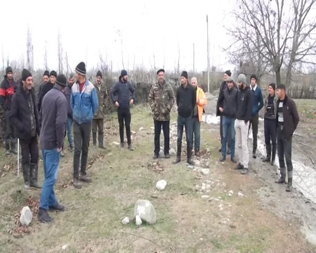 İsmayıllının Çəmənli kəndinin yolu bərbad vəziyyətə düşüb
