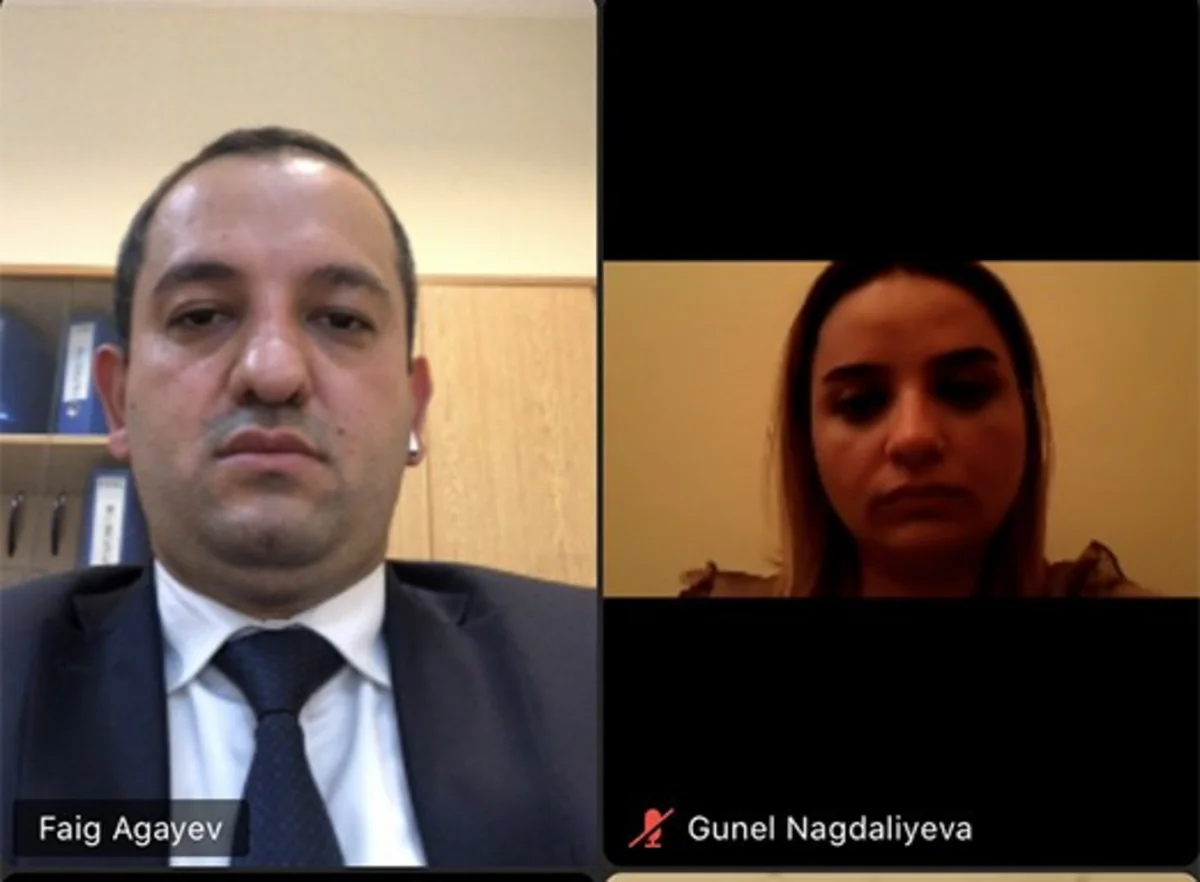 Ombudsman Aparatının əməkdaşı uşaqlarla virtual görüş keçirdi