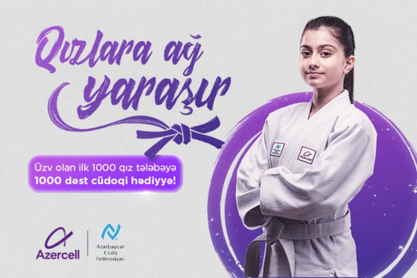 “Azercell Telekom” Cüdo Federasiyası ilə əməkdaşlıqda “Qızlara ağ yaraşır” layihəsinə start verir