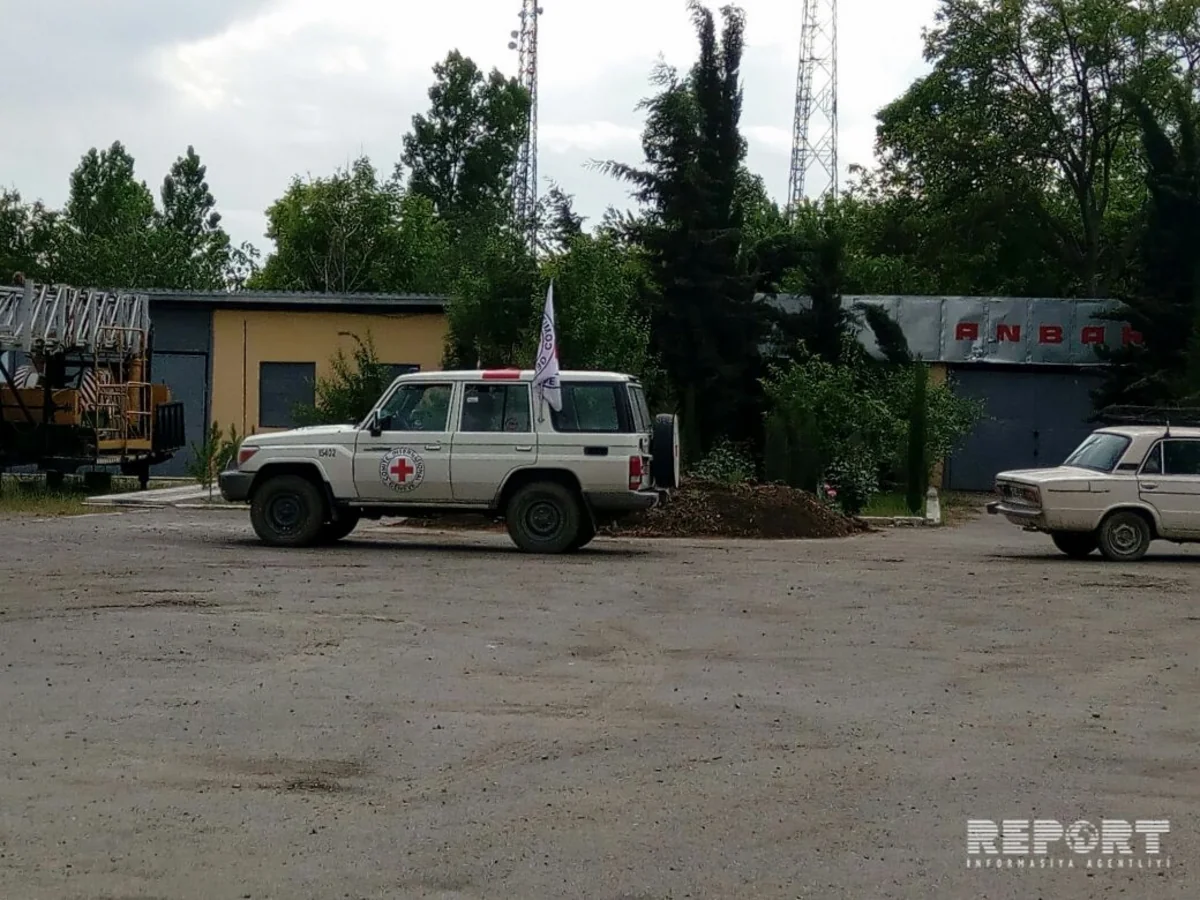 The ICRC comments on news about firing its staff and vehicle in Aghdam
