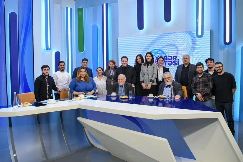 Türkiyənin məşhur alimləri Xəzər Media Mərkəzinin qonağı olublar - FOTOLAR - VİDEO 