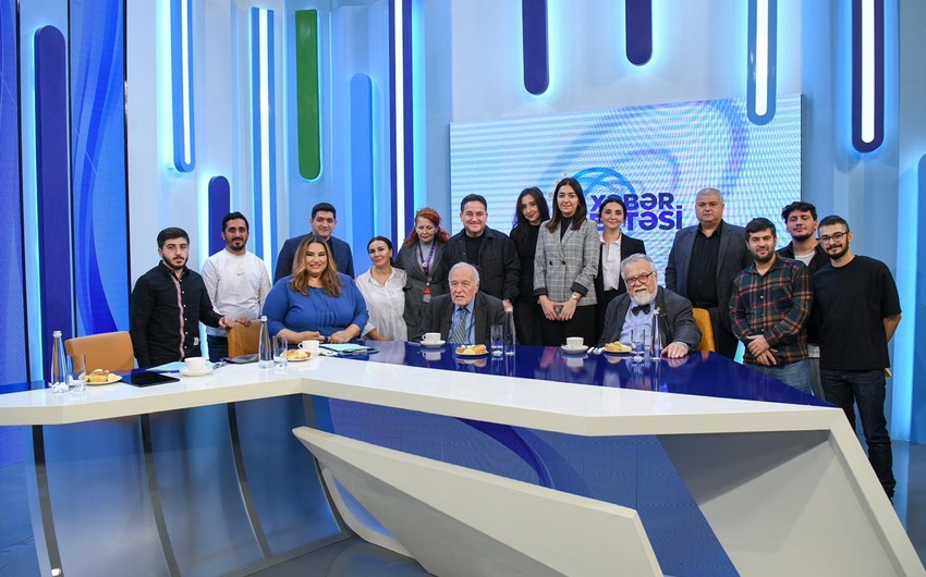 Türkiyənin məşhur alimləri Xəzər Media Mərkəzinin qonağı olublar - FOTOLAR - VİDEO 