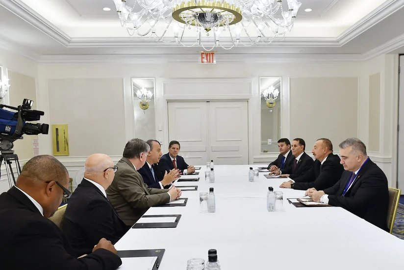 President Ilham Aliyev meets with Chairman of Foundation for Ethnic Understanding in New York