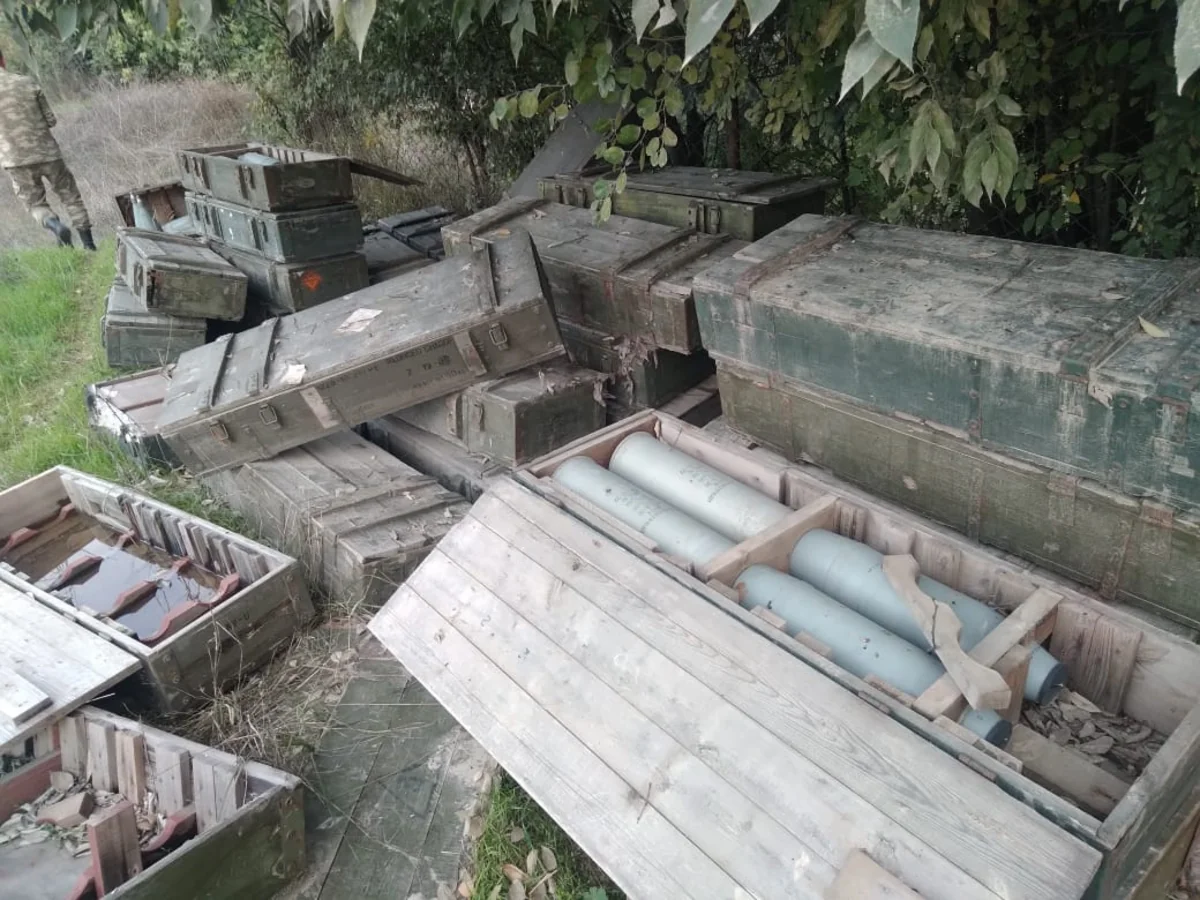 Xocavənddə ermənilərin atıb qaçdığı sursat aşkarlanıb