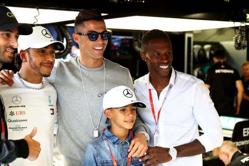 Ronaldu Monakoda Hemiltonla görüşüb - VİDEO