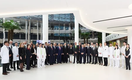 Prezident İlham Əliyev Bona Dea Beynəlxalq Hospitalının açılış mərasimində iştirak edib - YENİLƏNİB