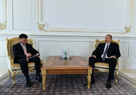 President Ilham Aliyev received credentials of incoming Chinese Ambassador