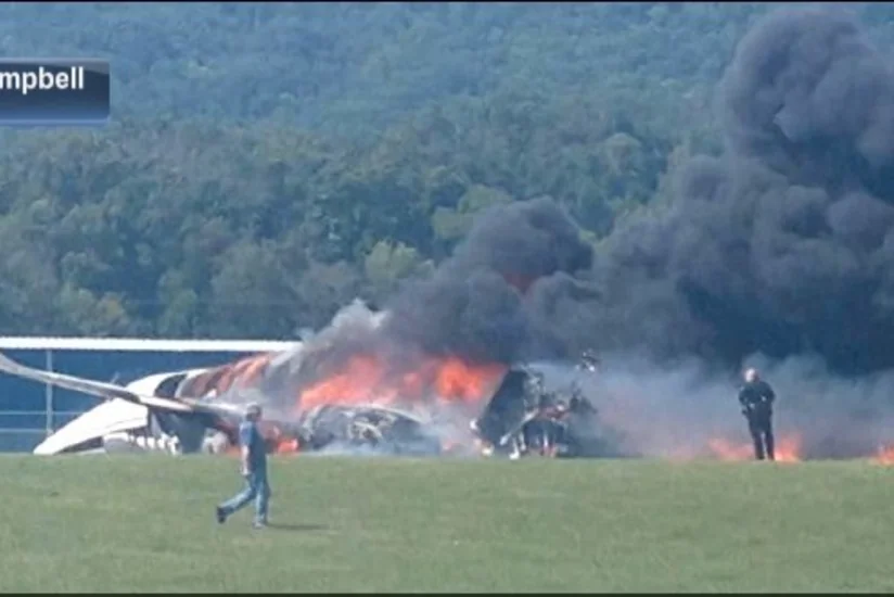 ABŞ-da təyyarə qəzası baş verib, xəsarət alanlar var - VİDEO - FOTO