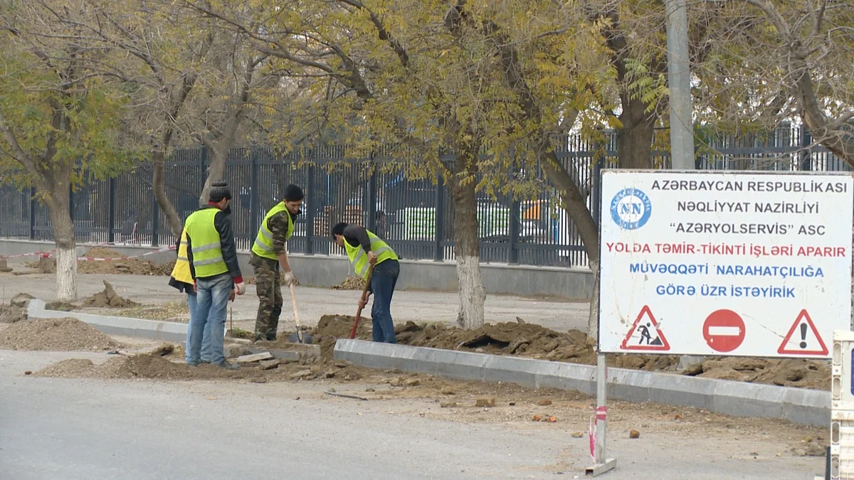 ​Bakıda daha bir yol genişləndirilir