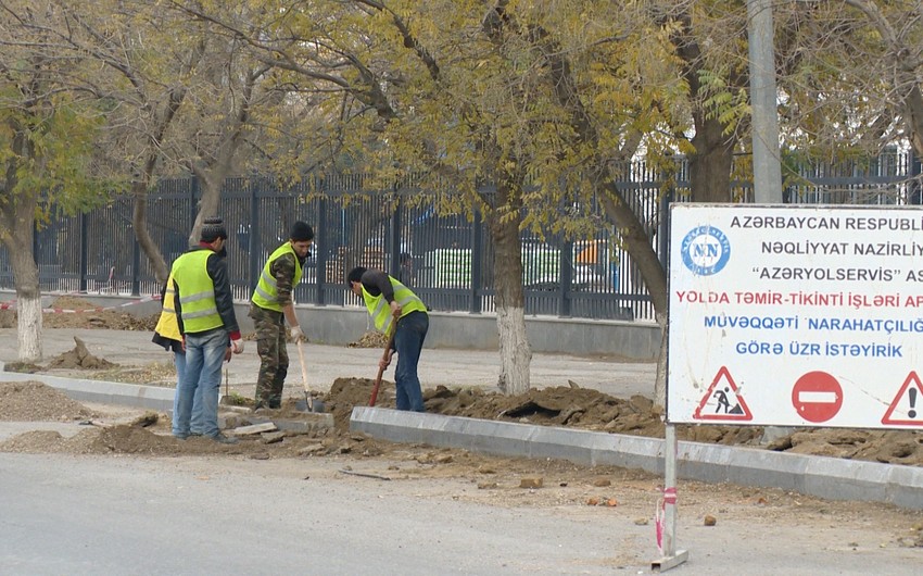 ​Bakıda daha bir yol genişləndirilir