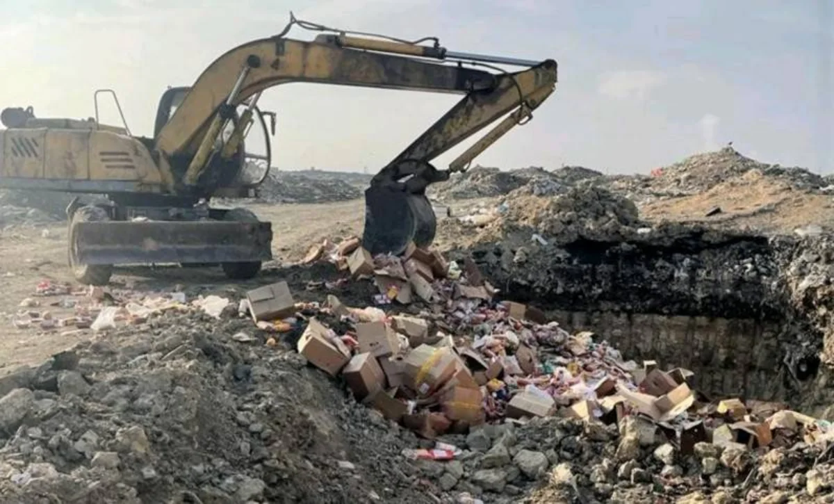 İstehlaka yararsız ət və süd məhsulları məhv edilib