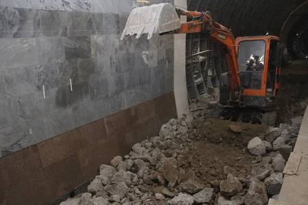 “Cəfər Cabbarlı” metrostansiyasında təmirin növbəti mərhələsi başlayıb