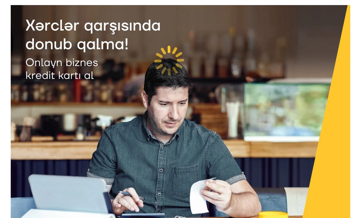 Yelo Bankdan biznesiniz üçün zaminsiz onlayn kredit kartı