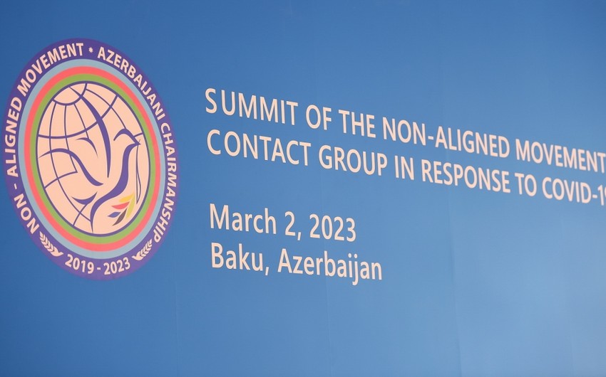 President Ilham Aliyev attending summit-level Meeting of Non-Aligned Movement Contact Group in response to COVID-19 in Baku - UPDATED