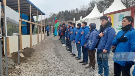 Xankəndi-Laçın yolu: Ekofəalların aksiyası 127 gündür yüksək fəallıqla davam edir