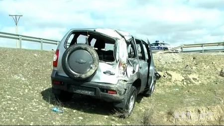 Hacıqabulda  “Chevrolet-Niva” aşıb 3 nəfər xəsarərt alıb - FOTO