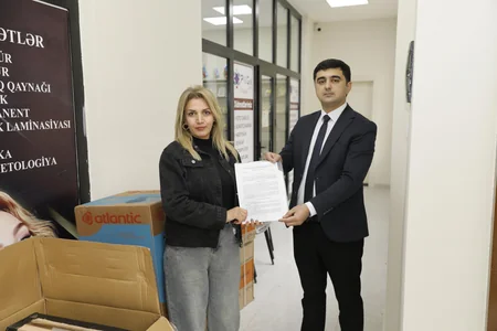 Equipment provided to residents of Fuzuli and Jabrayil under self-employment program