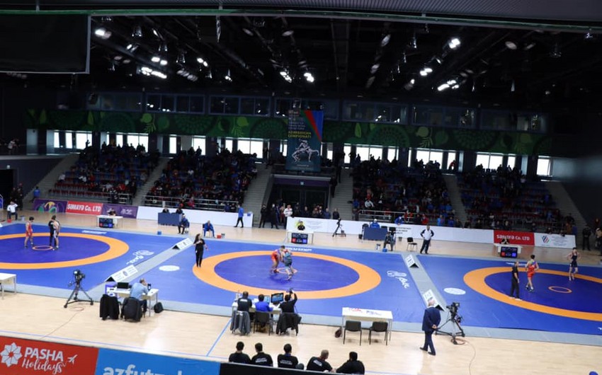 Titullu güləşçi Azərbaycan çempionatında finala yüksəlib