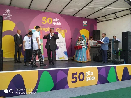 XV Avropa Gənclər Yay Olimpiya Festivalı ilə əlaqədar tədbir keçirilib