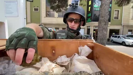 Bakıda əl qumbarası tapılıb