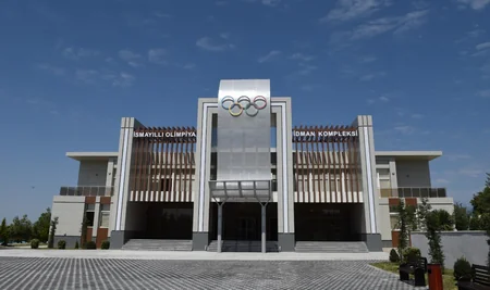 ​Prezident İsmayıllı Olimpiya İdman Kompleksində əsaslı təmir işlərindən sonra yaradılan şəraitlə tanışlıq